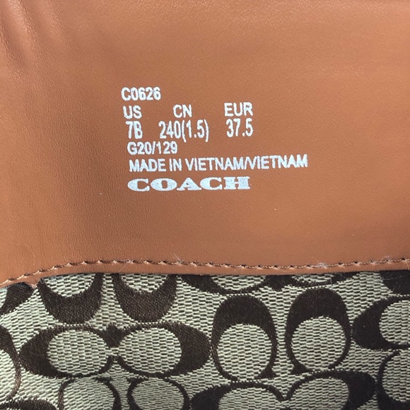 Coach women’s Farrah logo buckle tall riding boots - Picture 7 of 10